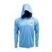 Ultimate Lifestyle™ Performance Hooded Long Sleeve Carolina Blue - XL